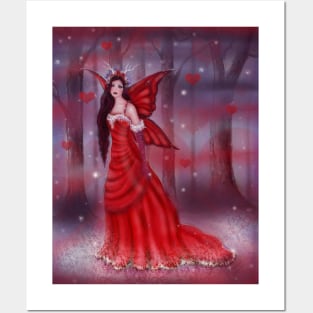 Aneira Valentine fairy By Renee Lavoie Posters and Art